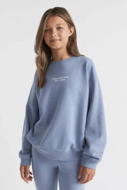 Seed Heritage Knitwear & Sweaters-Core Relaxed Sweat Powder Blue