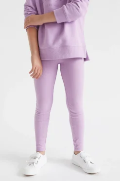 Seed Heritage Pants-Core Rib Legging Lilac