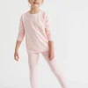 Seed Heritage Pants-Core Rib Legging Dusty Rose