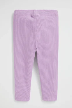 Seed Heritage Pants-Core Rib Legging Lilac