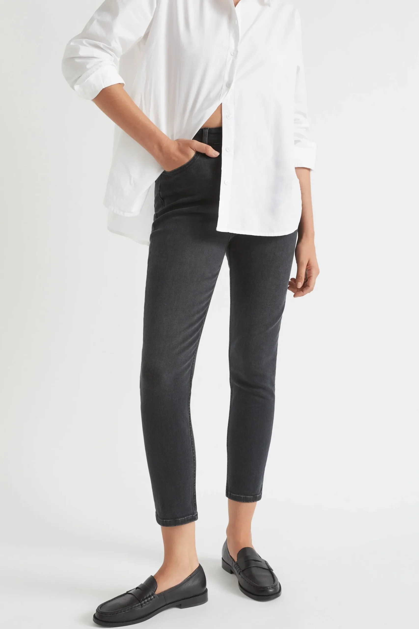 Seed Heritage Pants-Core Skinny Jean Onyx Wash