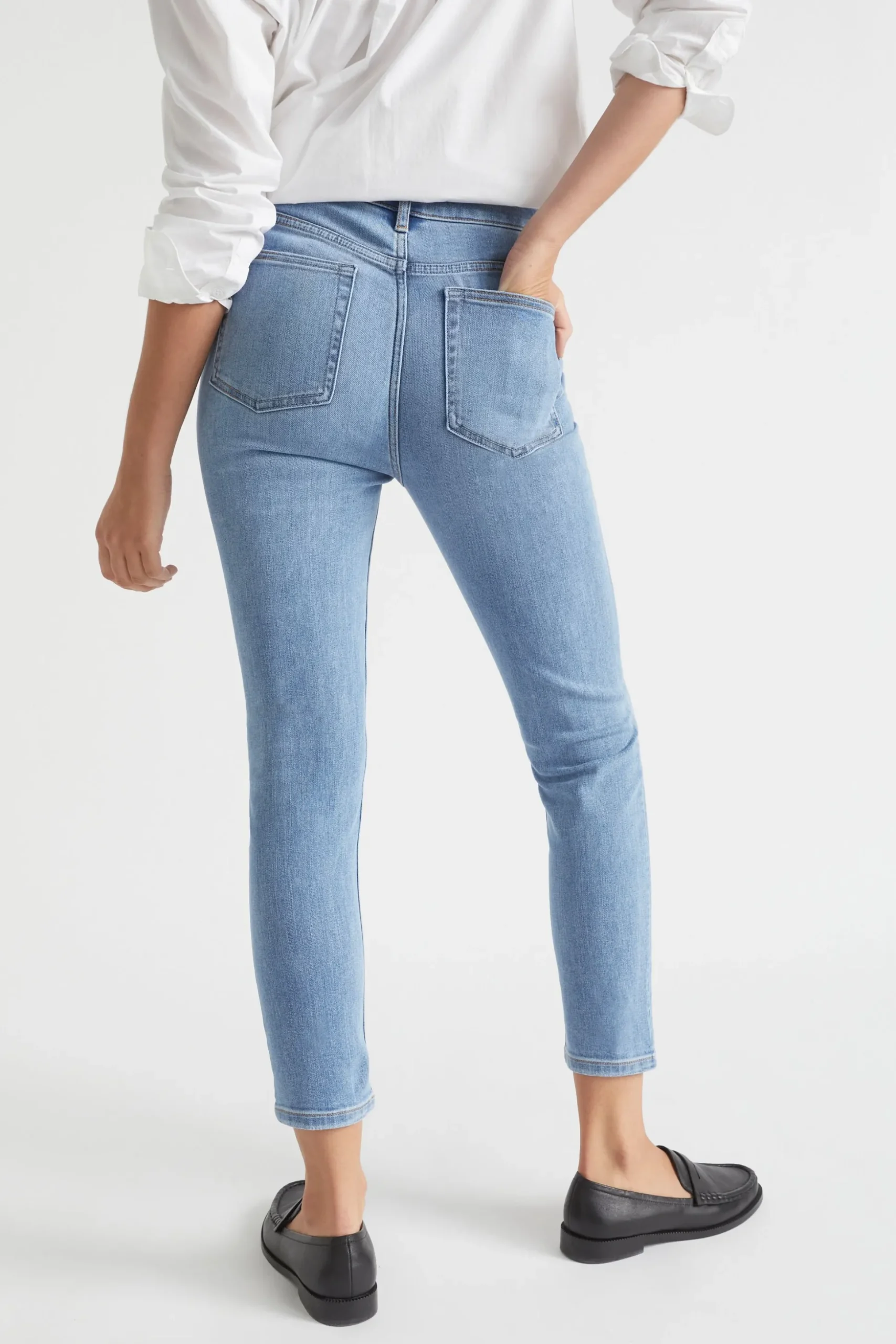 Seed Heritage Pants-Core Skinny Jean Blue Sky Wash
