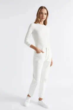 Seed Heritage Pants-Core Slim Leg Rigid Jean Cloud Cream