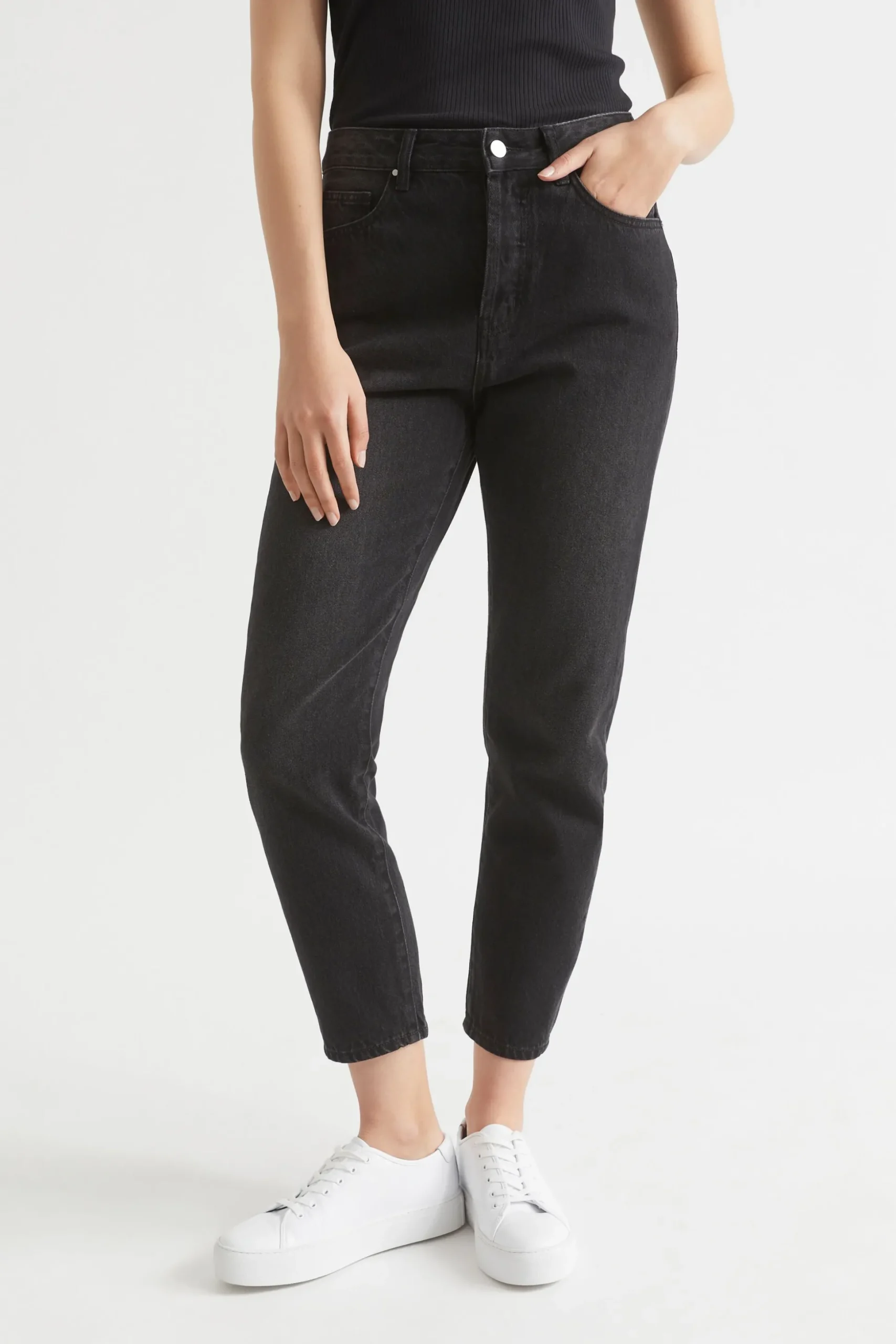 Seed Heritage Pants-Core Slim Leg Rigid Jean Washed Black