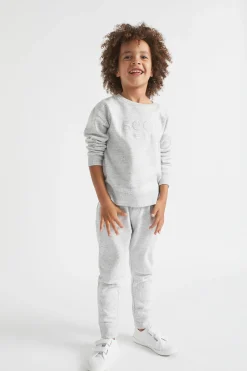 Seed Heritage Pants-Core Trackpant Cloudy Marle