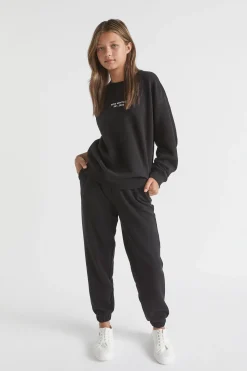 Seed Heritage Pants-Core Trackpant Black