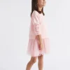 Seed Heritage Dresses-Core Tutu Logo Dress Dusty Rose