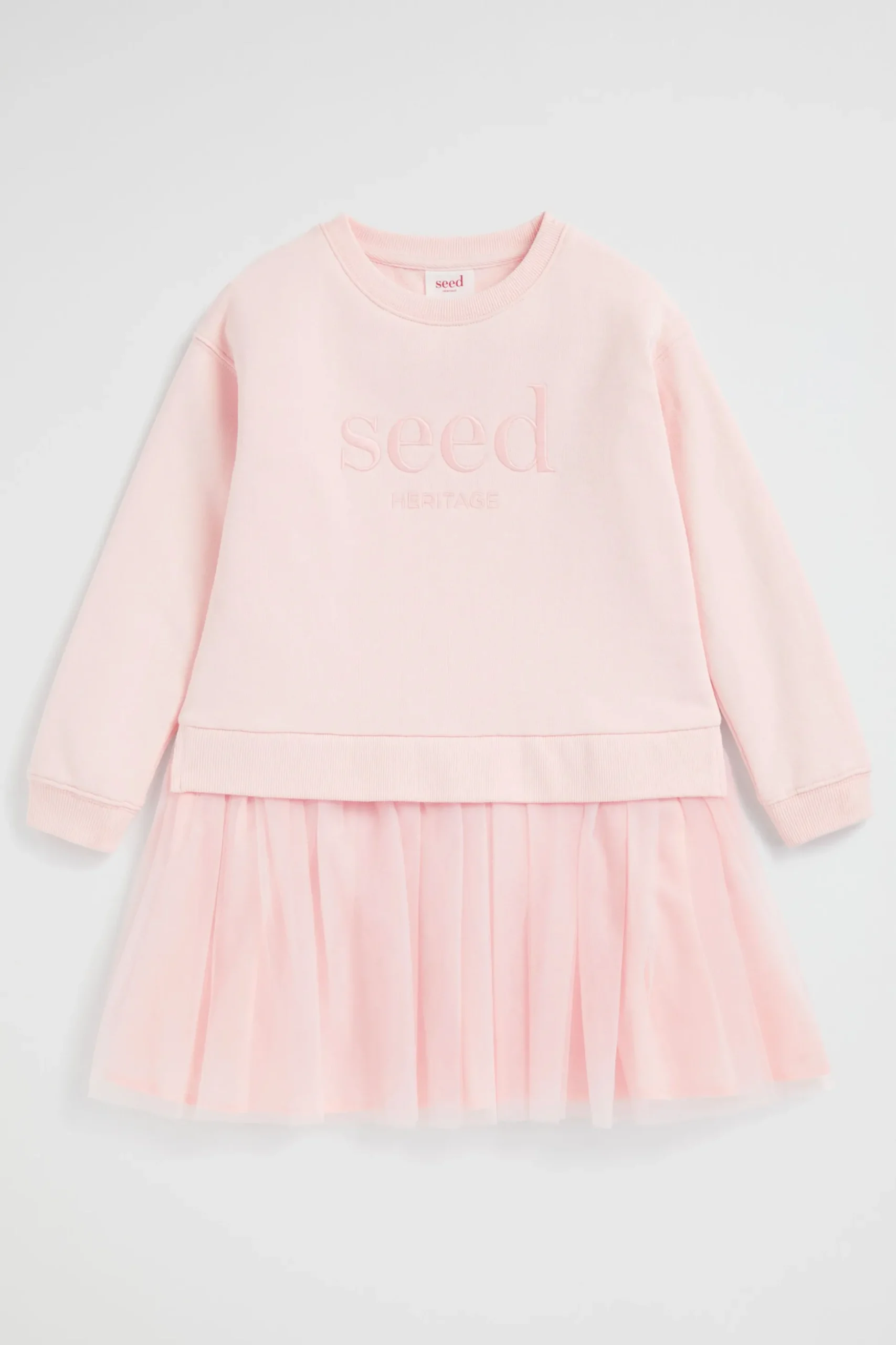 Seed Heritage Dresses-Core Tutu Logo Dress Dusty Rose