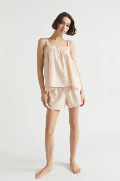 Seed Heritage Sleepwear-Cotton Sleep Short Blush