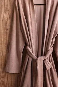 Seed Heritage Sleepwear-Cotton Terry Robe Chalk Pink