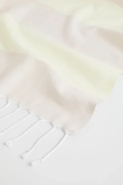 Seed Heritage Beach Towels-Cotton Turkish Towel Lemon