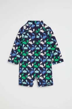 Seed Heritage Swimwear-Crab Rashsuit Midnight Blue