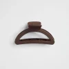 Seed Heritage Hair Accessories-Crescent Hair Claw Hot Chocolate