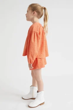 Seed Heritage Shorts-Cutwork Short Tangerine