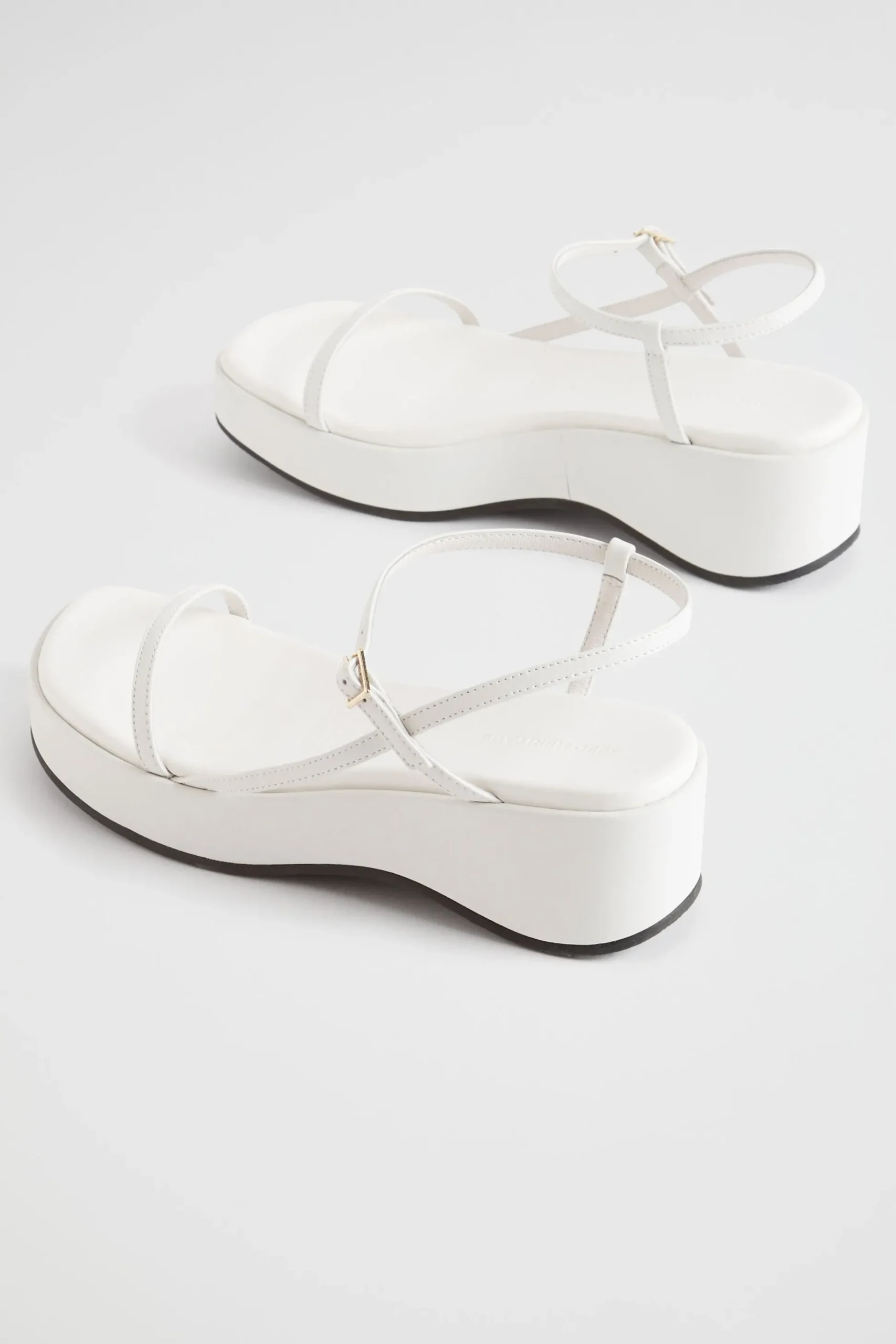 Seed Heritage Sandals & Thongs-Dahlia Strappy Wedge White