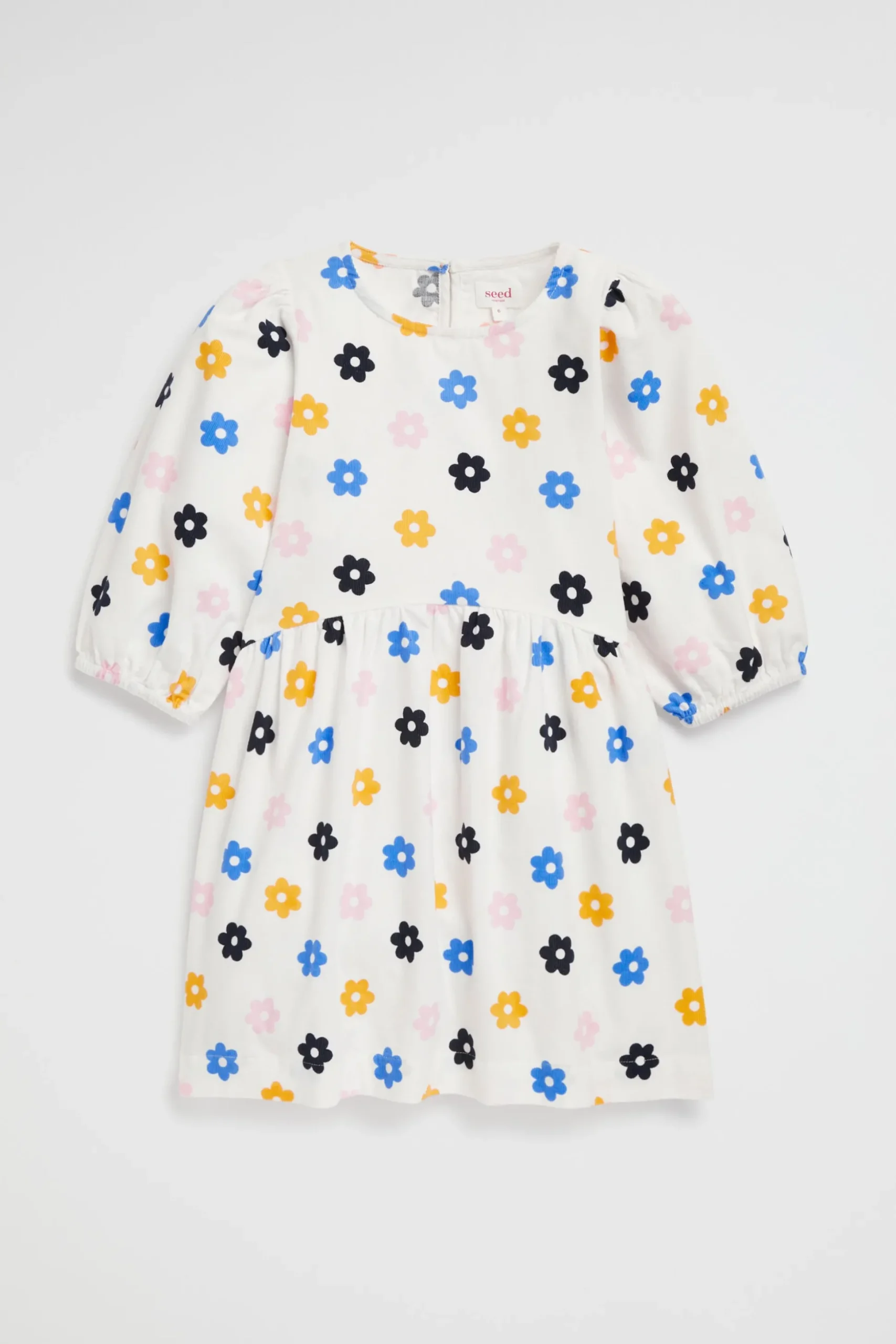 Seed Heritage Dresses-Daisy Cord Dress Canvas