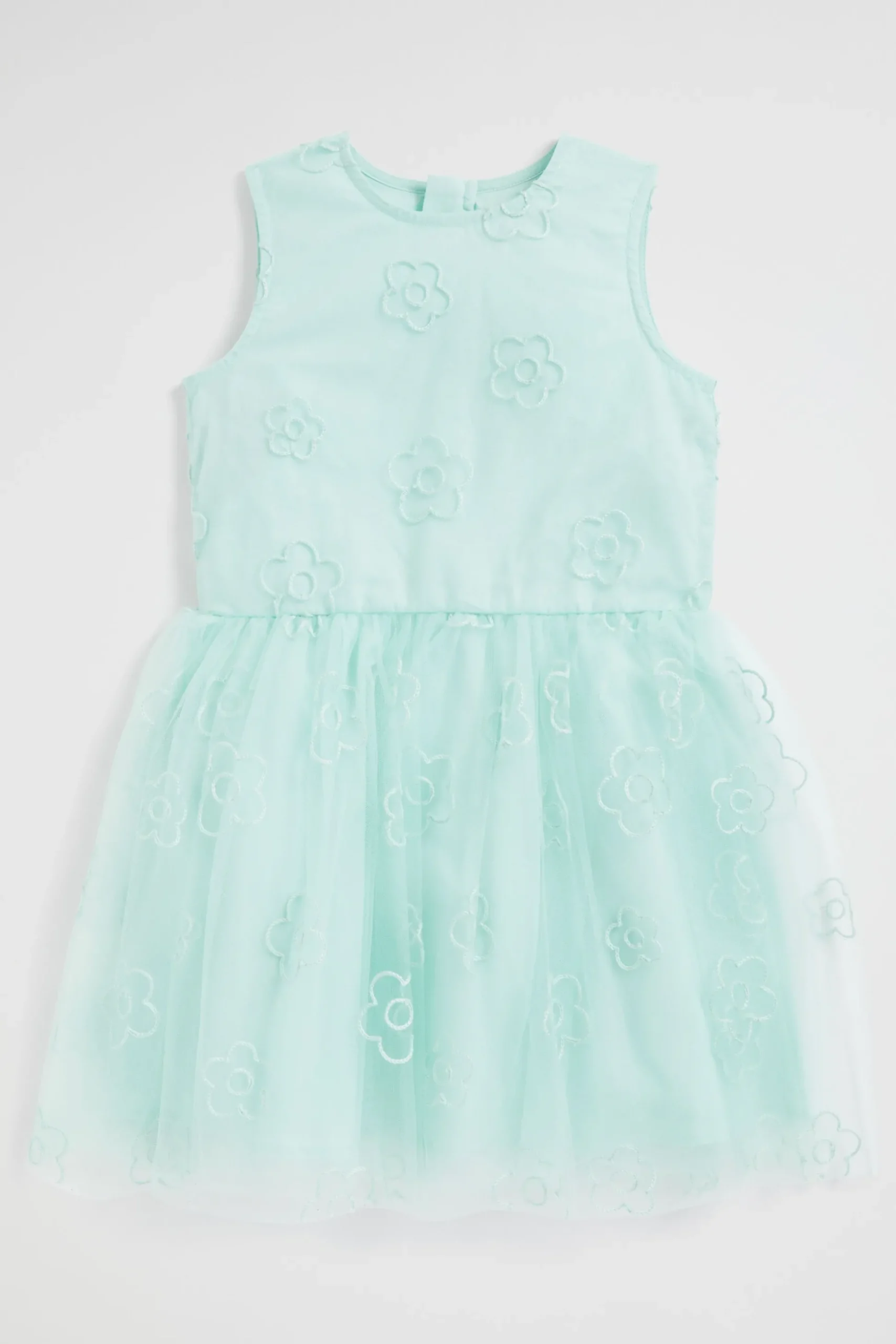 Seed Heritage Dresses-Daisy Embroidered Dress Mint