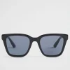 Seed Heritage Sunglasses & Glasses-Danielle D Frame Sunglasses Black