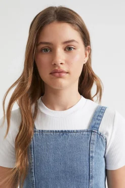 Seed Heritage Denim & Jeans-Denim A-Line Dress Bright Sky