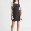 Seed Heritage Denim & Jeans-Denim A-Line Dress Black Wash