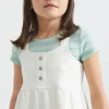 Seed Heritage Denim & Jeans-Denim Pinafore Vintage White Wash