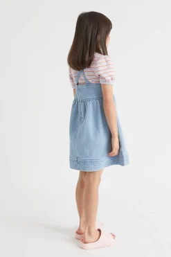 Seed Heritage Denim & Jeans-Denim Pinafore Classic Wash