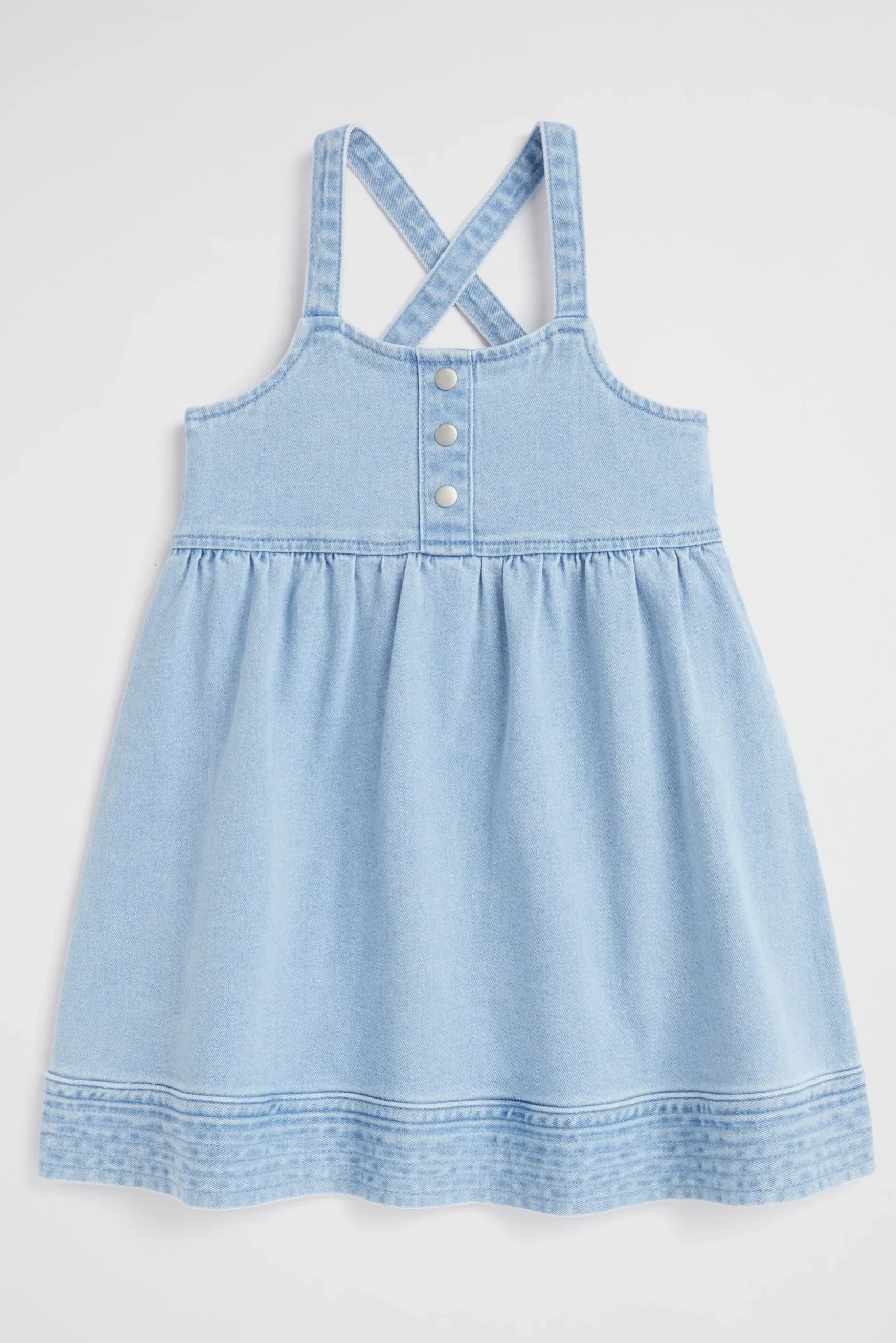 Seed Heritage Denim & Jeans-Denim Pinafore Classic Wash