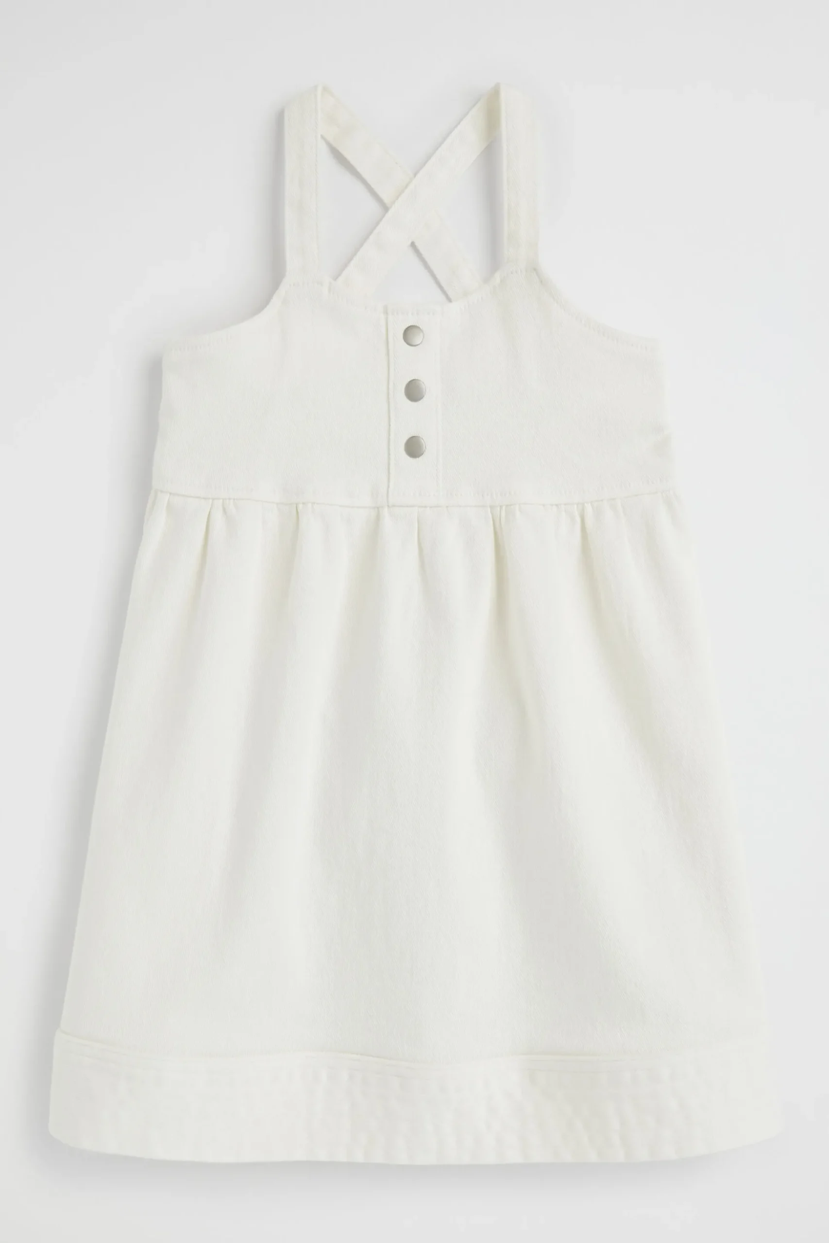 Seed Heritage Denim & Jeans-Denim Pinafore Vintage White Wash