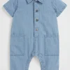 Seed Heritage Denim & Jeans-Denim Romper Mid Classic