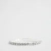 Seed Heritage Jewellery-Diamante Stretch Bracelet Clear