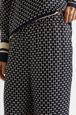 Seed Heritage Pants-Diamond Geo Pant Midnight Sky Geo
