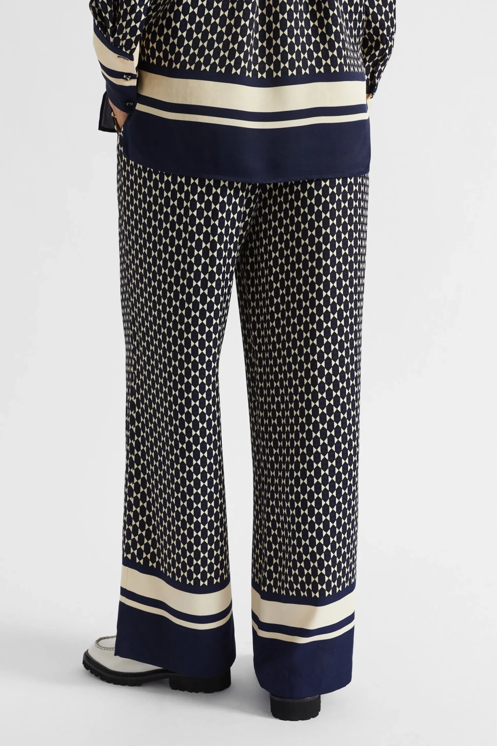 Seed Heritage Pants-Diamond Geo Pant Midnight Sky Geo