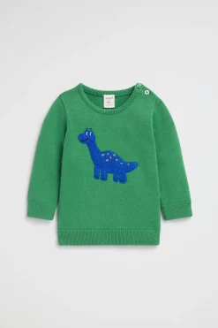 Seed Heritage Knitwear & Sweaters-Dino Crew Knit Jade