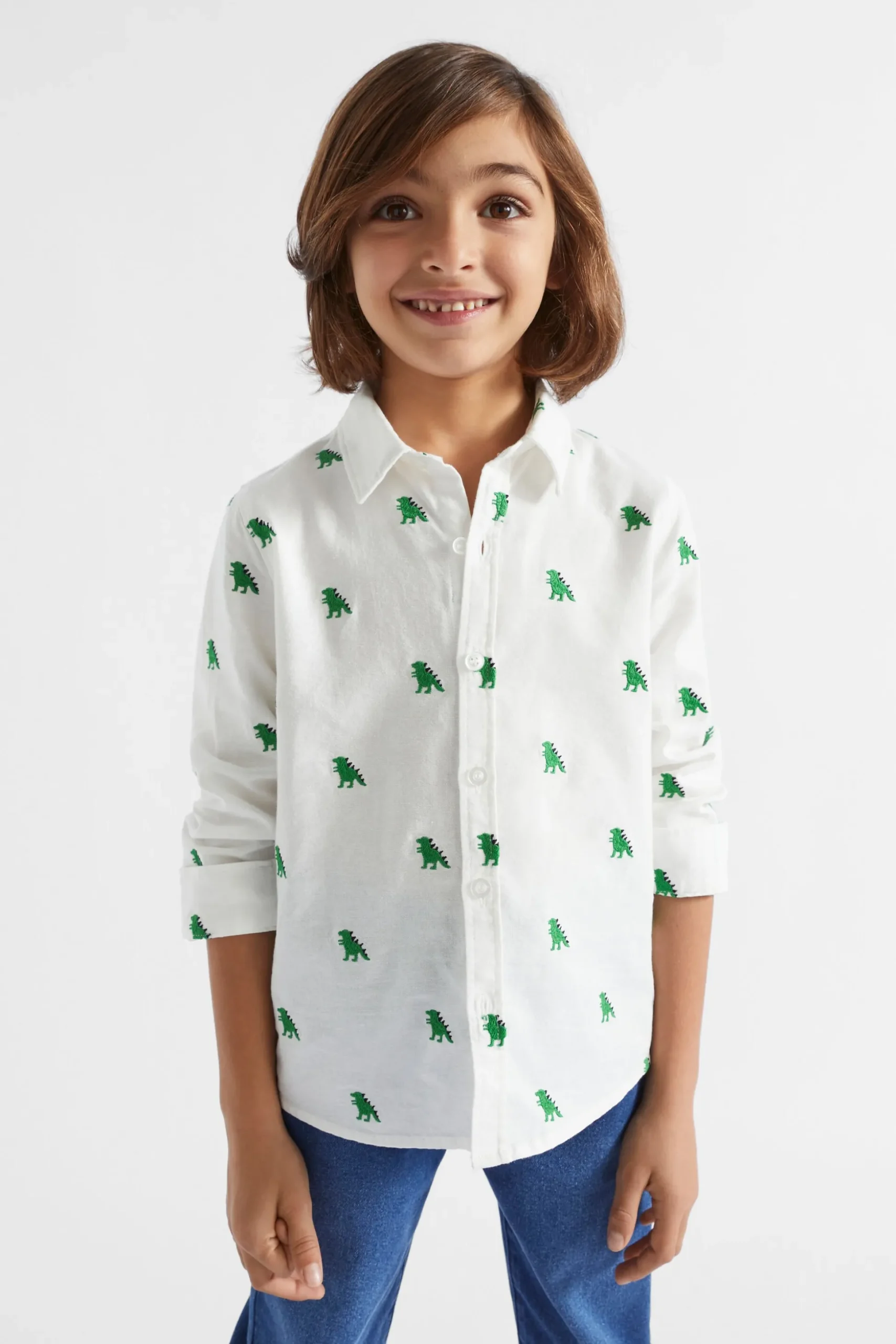 Seed Heritage T-Shirts & Tops-Dino Shirt Canvas