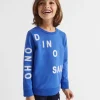 Seed Heritage Knitwear & Sweaters-Dino Slogan Sweat True Cobalt
