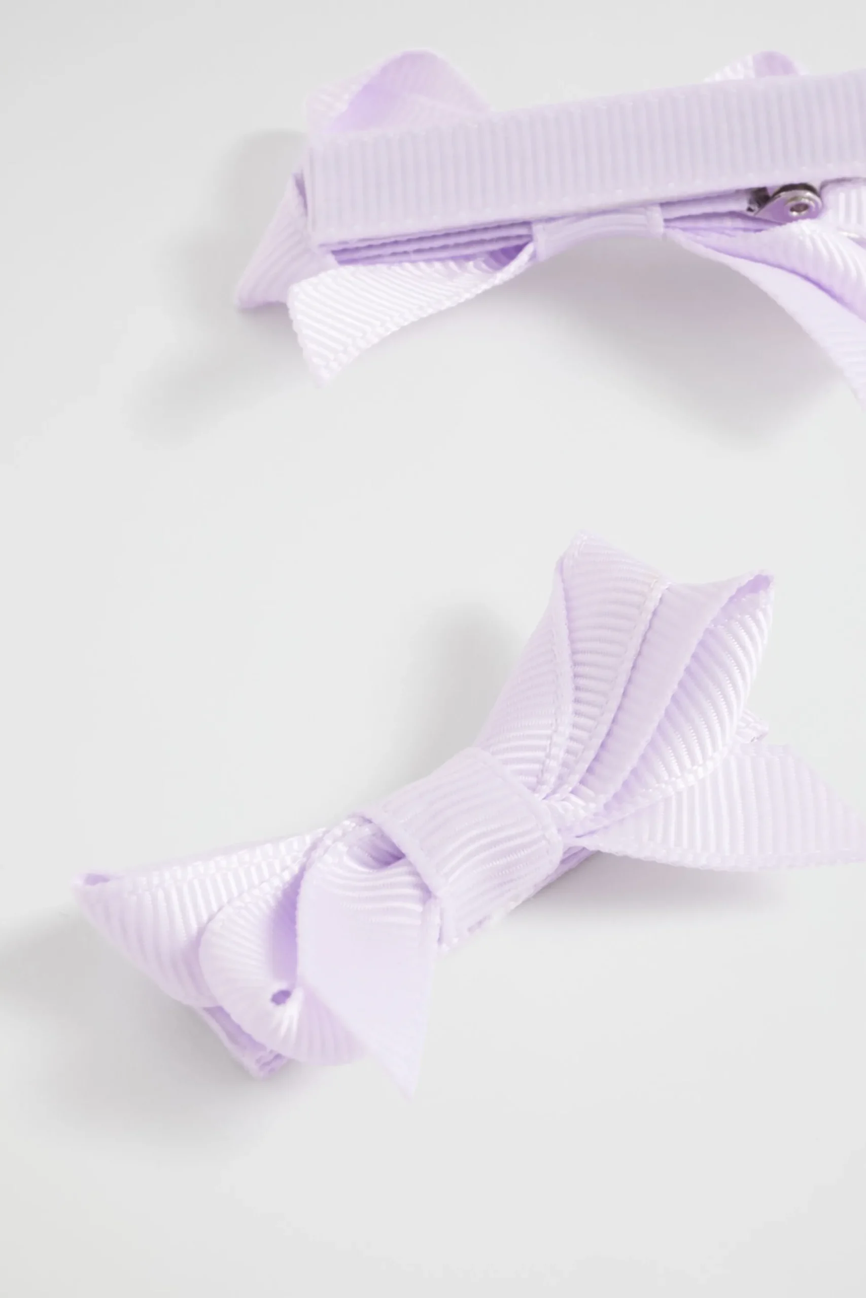 Seed Heritage Hair Accessories-Double Bow Clips Orchid