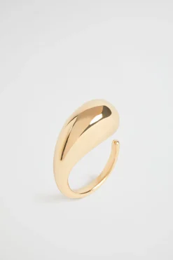 Seed Heritage Jewellery-Drop Ring Gold