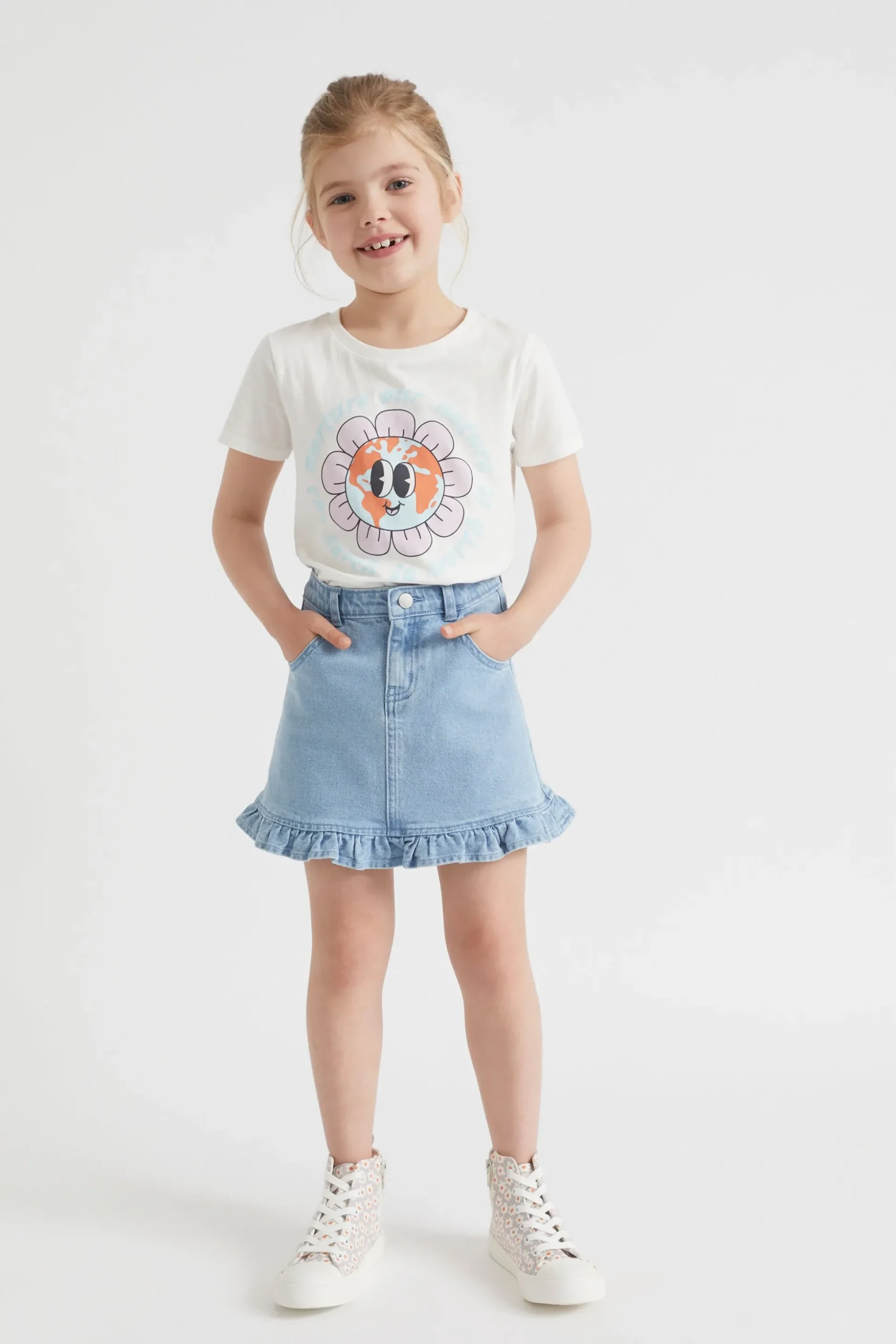 Seed Heritage T-Shirts & Tops-Earth Tee- Consciously Created Vintage White