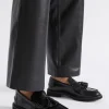 Seed Heritage Loafers-Effy Chunky Loafer Black