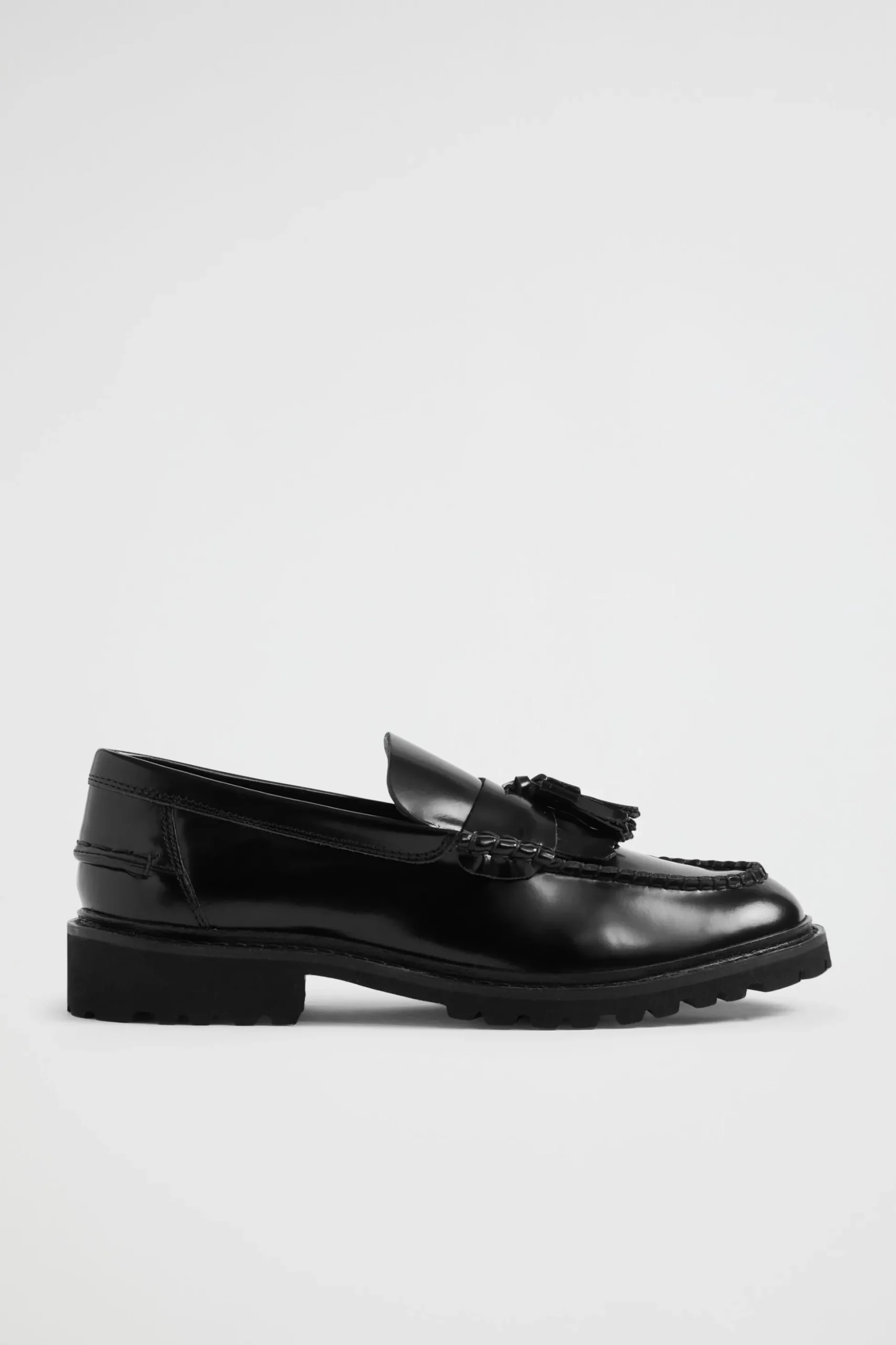 Seed Heritage Loafers-Effy Chunky Loafer Black