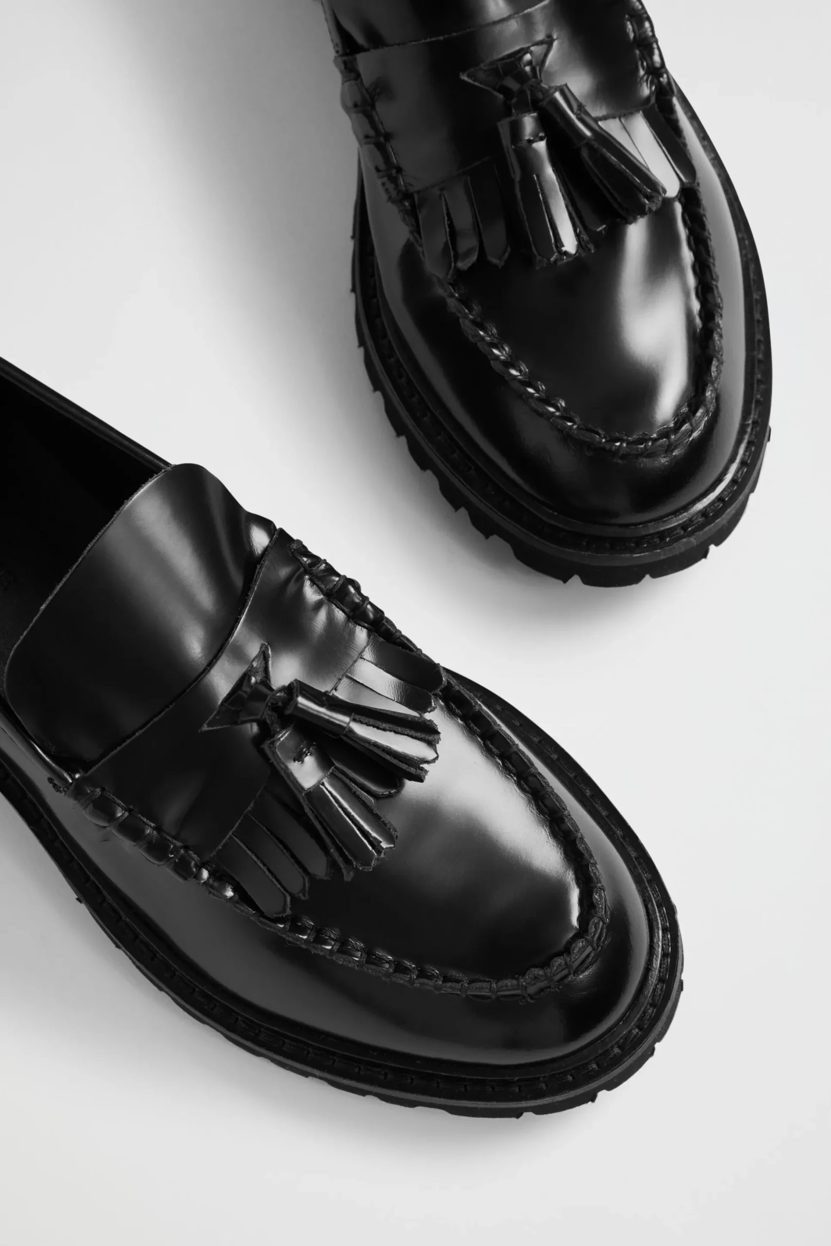 Seed Heritage Loafers-Effy Chunky Loafer Black