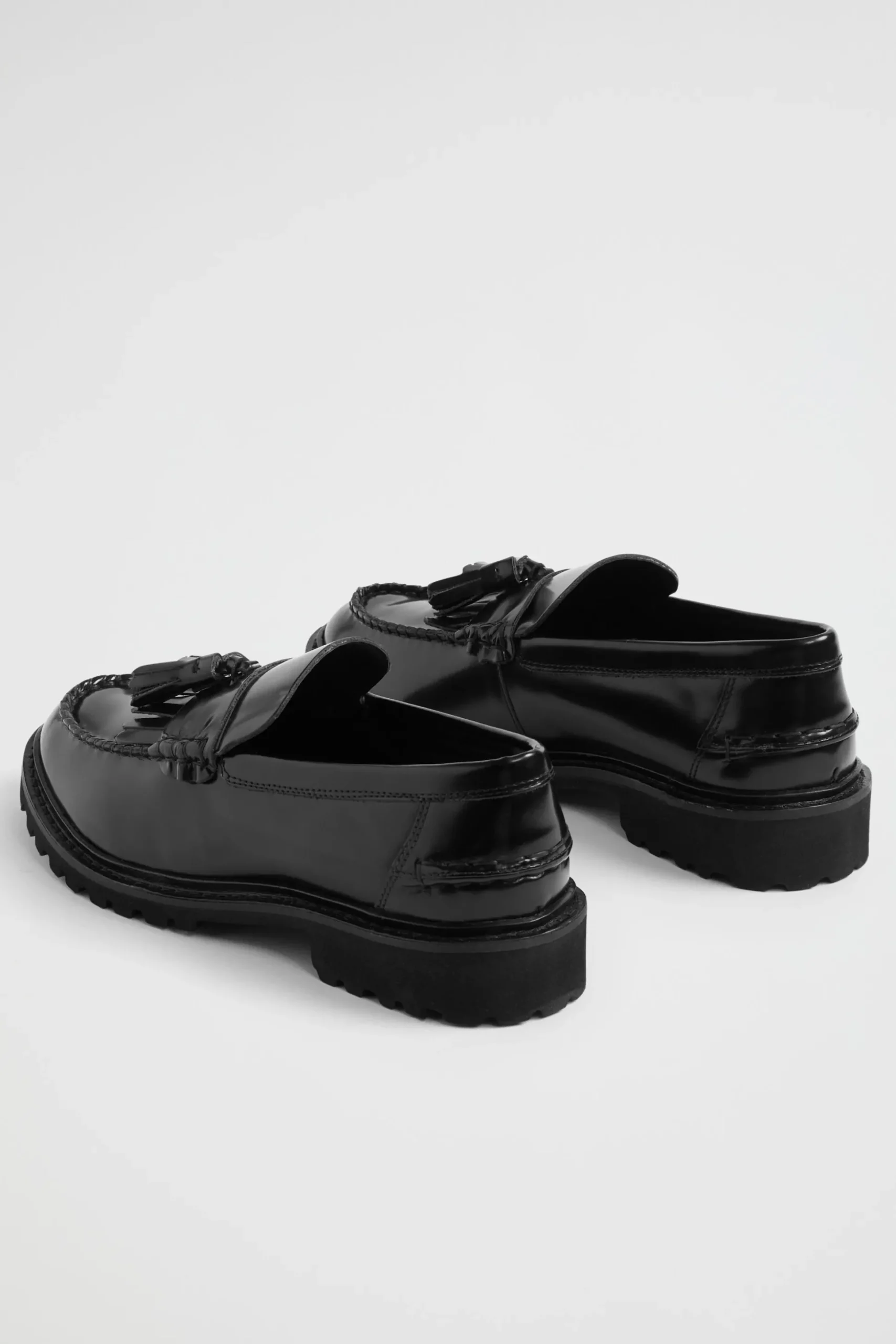 Seed Heritage Loafers-Effy Chunky Loafer Black