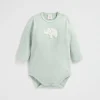 Seed Heritage Bodysuits & Onesies-Elephant Bodysuit Sage