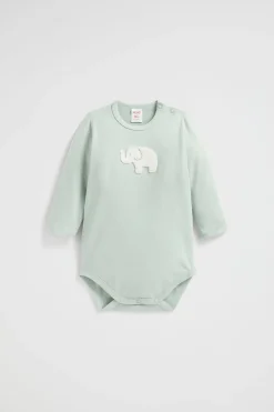 Seed Heritage Bodysuits & Onesies-Elephant Bodysuit Sage