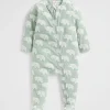 Seed Heritage Jumpsuits & Overalls-Elephant Jacquard Zipsuit Sage