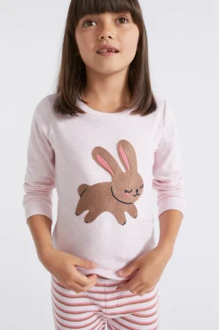 Seed Heritage Pyjamas & Sleepwear-Embroidered Bunny Pyjama Rose Marle