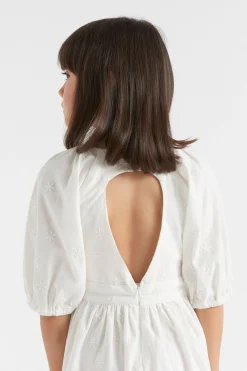 Seed Heritage Dresses-Embroidered Dress Vintage White