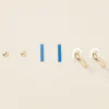 Seed Heritage Jewellery-Enamel Stud Pack Multi