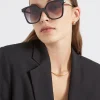 Seed Heritage Sunglasses & Glasses-Erica D Frame Sunglasses Black