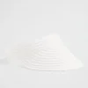 Seed Heritage Hats & Gloves-Essential Straw Visor White